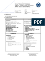 Sílabos anuales de matemáticas 3er grado