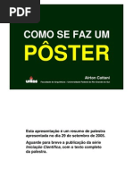 ORIENTACOES PARA FAZER UM POSTER