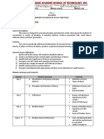 (Module Description & Session Objectives) : P.E. 2 Syllabus