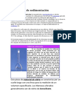 Coeficiente de Sedimentación