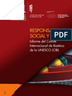 Responsabilidad Social Y Salud: Informe Del Comité Internacional de Bioética de La UNESCO (CIB)