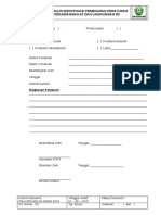 Fm k3rs 002 01 Spmn 2015 Formulir Identifikasi Peraturan Perundangan