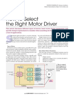 How To Select The Right Motor Driver