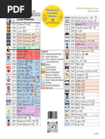 xfinity tv local channel line up pdf entertainment television