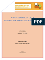 Blog Características de La Administración Del Recurso Humano