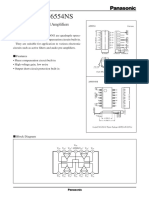 AN6554, AN6554NS: Quadruple Operational Amplifiers