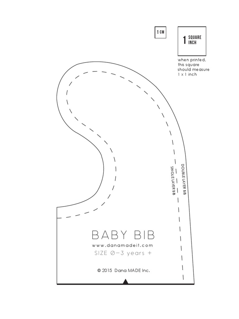 Free Printable Baby Bib Patterns | PDF
