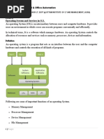 Computer Fundamental & Office Automation