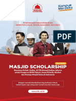 Masjid Scholarship #2 - Brochure