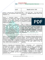 2019 Legislation Revised Corporation Code Comparative Matrix as of March 22 2019