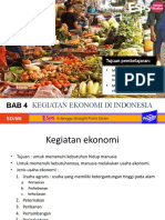 KEGIATAN EKONOMI DI INDONESIA