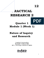 Practical Research 2: Understanding the Nature of Inquiry and Research