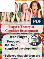 Jean Piagett Stages of Cognitive Development