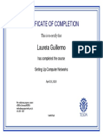 Set Up Computer Networks_Certificate of Completion