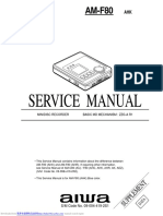 Service Manual: Supplement