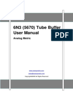 6N3 (5670) Tube Buffer User Manual