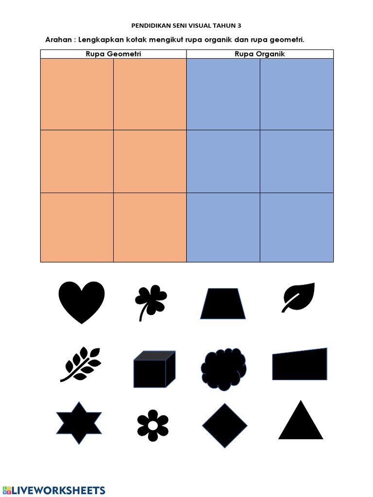 Rupa Geometri dan Organik dalam Seni | PDF