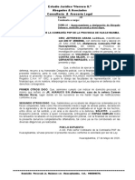 Apersonamiento - Comisaria PNP Hbba - Ciro Jefferson Arana Lloclla