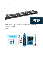 Patch Pannel: Wire Tracker and Ethernet Lan Network Cable Tester