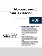 Sonido Como Medio para La Creación