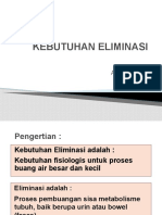 Kebutuhan Eliminasi Kep Dasar