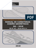 MC 02 18 Diseño Geometrico DG 2018