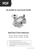 Blower & Vacuum Pump: IRS-32A・IRS-40A・IRS-50H/L・IRS-65H/L IRS-80H/L・IRS-100L・IRS-125R/L・IRS-150R/L