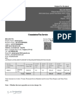 Commission/Tax Invoice: Original For Recipient