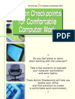 Action Checkpoint For Comfortable Computer Work Work
