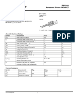 IRF634A Advanced Power MOSFET: Features