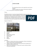 Objective:: Bubble Cap Distillation Column