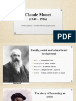 Claude Monet, Founder of French Impressionism