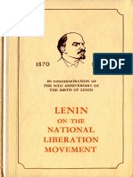 Lenin: National Liberation Movement