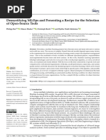 Applied Sciences: Demystifying Mlops and Presenting A Recipe For The Selection of Open-Source Tools