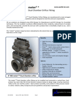 Meter ®: Dual Chamber Orifice Fitting