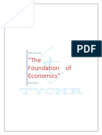 The Foundation of Economics