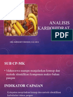 Analisis Karbohidrat