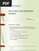 Chapter 3-Multiple Regression Model