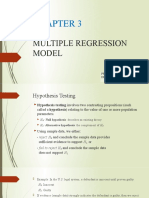 Chapter 3-Multiple Regression Model