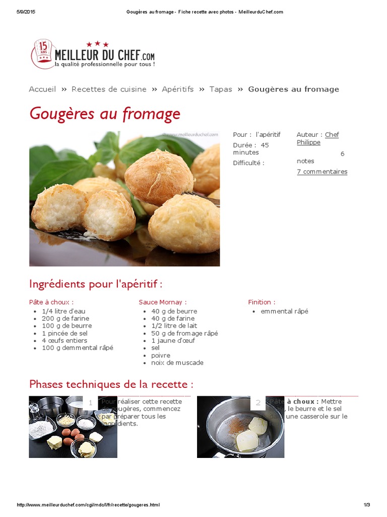 Remplissage d'une poche à douille - Fiche recette avec photos - Meilleur du  Chef