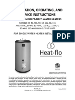 Installation and Service Instructions for Heat-Flo Indirect-Fired Water Heaters