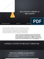 Balancing Chemical Equations