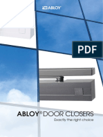 Abloy Door Closers: Exactly The Right Choice