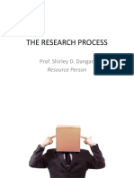 The Research Process: Prof. Shirley D. Dangan