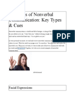 Examples of Nonverbal Communication: Key Types & Cues: Facial Expressions