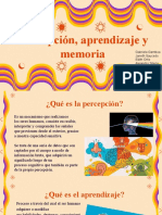 Percepción, Aprendizaje y Memoria