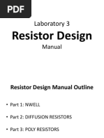 Laboratory 3 - Resistor Design Manual Part 1 (NWell)