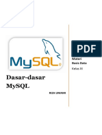 Pengenalan MySQL Kelas XI