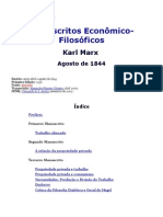 Manuscritos Econômico-Filosóficos, de Karl Marx
