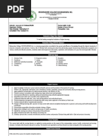 Brokenshire College Socsksargen, Inc.: NCM 100-Theorerical Foundations in Nursing